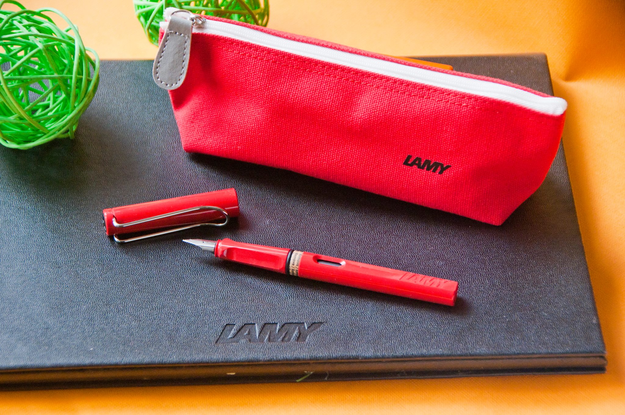 LAMY風格筆袋-紅色