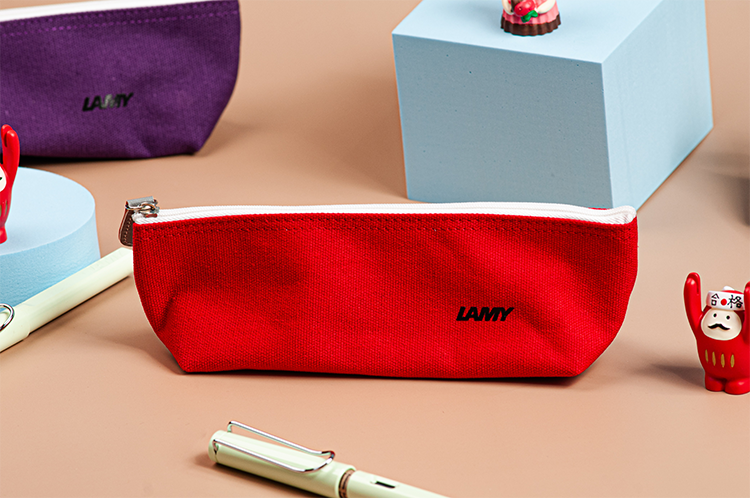 LAMY風格筆袋-紅色
