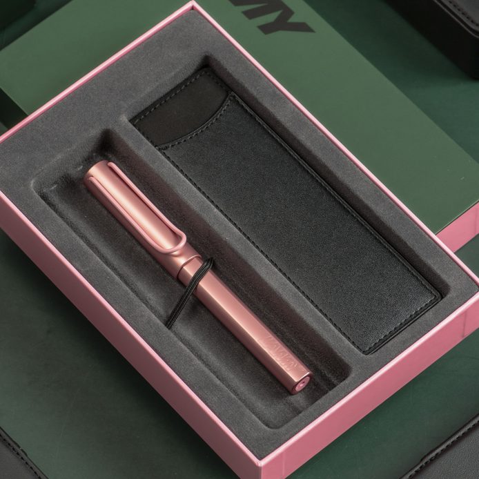 Al-star恆星系列  限量　鋼珠筆 單入筆套禮盒 －火鶴紅