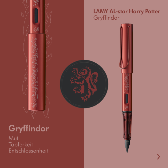 AL-STAR 恆星系列 限量 Harry Potter  葛萊多芬 紅色 鋼筆 單入筆套禮盒：圖片 4