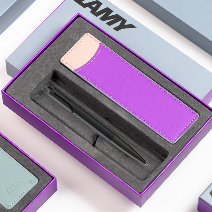 NOTO 系列 限量 原子筆 單入筆套禮盒 (筆套顏色圖騰隨機為主)